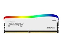 KINGSTON DIMM DDR4 16GB 3200MT/s CL16 FURY Beast Bílá RGB SE