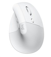 Logitech Lift Vertical Ergonomic Mouse for Business, Mac, off-white/pale grey