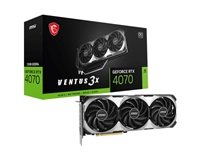 MSI VGA NVIDIA GeForce RTX 4070 VENTUS 3X E1 12G OC, 12G GDDR6, 3xDP, 1xHDMI