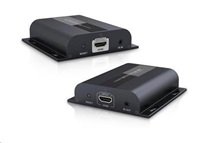 PREMIUMCORD HDMI extender na 120m přes LAN, over IP, HDBitT