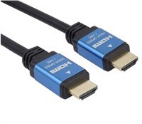 PREMIUMCORD Kabel HDMI - Ultra HDTV, 2m (kovové, zlacené konektory)