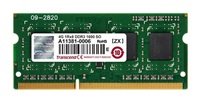 TRANSCEND SODIMM DDR3 4GB 1600MHz 512Mx8 CL11 JetRam™ Retail