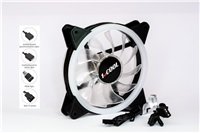 1stCOOL Fan AURA EVO Dual Ring ARGB ventilátor 12cm