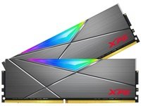 ADATA XPG DIMM DDR4 16GB (Kit of 2) 3200MHz CL16, Spectrix D50 RGB, Šedá