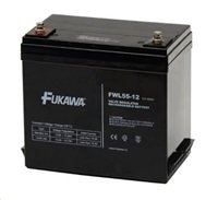 Baterie - FUKAWA FWL 55-12 (12V/55 Ah - M6), životnost 10let