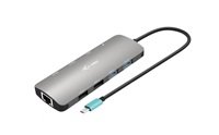 BAZAR - i-tec USB-C Metal Nano 2x HDMI Docking Station, PD 100W - Poškozený obal (Komplet)