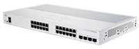 Cisco switch CBS250-24T-4G (24xGbE,4xSFP,fanless) - REFRESH