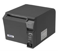 EPSON TM-T70II pokladní tiskárna, USB + serial, černá, řezačka, se zdrojem