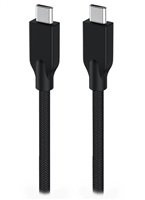 GENIUS nabíjecí kabel ACC-C2CC-3A, 150cm, USB-C na USB-C, 3A, PD60W, opletený, černý