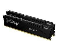 KINGSTON DIMM DDR5 32GB (Kit of 2) 6000MT/s CL36 FURY Beast Černá EXPO