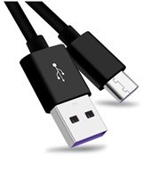 PremiumCord Kabel USB 3.1 C/M - USB 2.0 A/M, Super fast charging 5A, černá, 1m