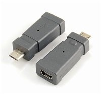 PremiumCord USB redukce Mini 5 PIN/female - Micro USB/male