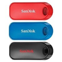 SanDisk Flash Disk 32GB Cruzer Snap, USB 2.0, 3 Pack