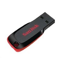 SanDisk Flash Disk 64GB Cruzer Blade, USB 2.0, černá