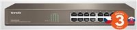 Tenda TEG1016D 16-port Gigabit Ethernet Switch, 10/100/1000 Mbps, fanless, rackmount