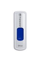 TRANSCEND Flash Disk 64GB JetFlash®530, USB 2.0 (R:16/W:6 MB/s) bílá/modrá Royal