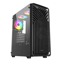 VeinX case OD15A-BK, ATX, Průhledná bočnice, Černá