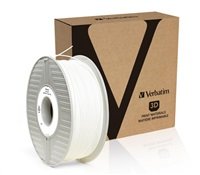 VERBATIM 3D Printer Filament ABS 1.75mm, 404m, 1kg white