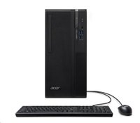 ACER PC Veriton VS2720G, i3-14100,8GB DDR5,512GB M.2 SSD,Wifi,DVD±RW,USB KB+mouse,W11P,180W,Black