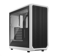 FRACTAL DESIGN skříň Focus 2 White TG Clear Tint, 2x USB 3.0, bez zdroje, mATX