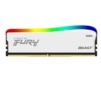 KINGSTON DIMM DDR4 16GB 3600MT/s CL18 FURY Beast Bílá RGB SE