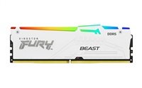 KINGSTON DIMM DDR5 16GB 6000MT/s CL30 Non-ECC FURY Beast RGB EXPO, Bílá