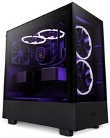 NZXT skříň H5 Elite edition / 3x120 mm (2xRGB) fan / USB 3.0 / USB-C 3.1 / průhledná bočnice i přední panel / černá