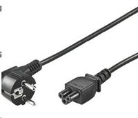 PREMIUMCORD Kabel napájecí 230V pro NTB (3pin, Schuko, trojlístek) 3m