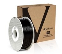 VERBATIM 3D Printer Filament ABS 1.75mm, 404m, 1kg black (55010 OLD)