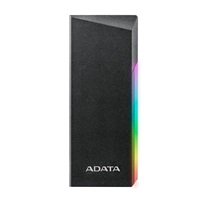 ADATA Externí box pro M.2 EC700G, USB-C 3.2 Gen 2, M.2 2230 / 2242 / 2280, RGB, černá