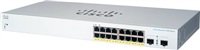 Cisco switch CBS220-16P-2G (16xGbE,2xSFP,16xPoE+,130W,fanless) - REFRESH