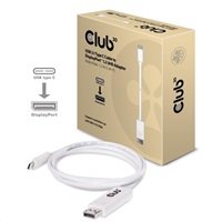 Club3D Adaptér USB 3.1 typ C na DisplayPort 1.2 4K60Hz UHD 1,2m (M/M)