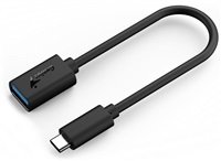 GENIUS ACC-C2AC redukce USB-C na USB-A, černá