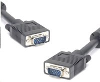 PREMIUMCORD Kabel VGA propojovací 20m (SVGA, HD15M/M, dvojité stínění, feritová jádra)