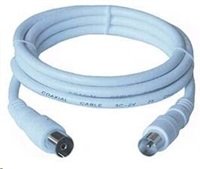 PREMIUMCORD TV kabel anténní propojovací 5m (koaxiální, M/F, 75 Ohm)