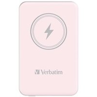 VERBATIM Powerbanka Charge 'n' Go, Magnetická, 5000 mAh, USB-C, Růžová