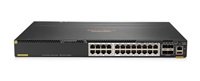 Aruba 6300M 24-port HPE Smart Rate 1/2.5/5GbE Class 6 PoE and 4-port SFP56 Switch