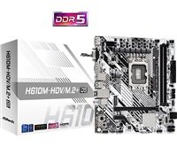 ASRock MB Sc LGA1700 H610M-HDV/M.2+ D5, Intel H610, 2xDDR5, 1xDP, 1xHDMI, 1xVGA, mATX