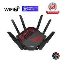 ASUS Herní Router ROG Rapture GT-BE19000, 3-pásmový WiFi7 Router, 2x WAN, 4x LAN, AiMesh