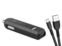 AVACOM CarMAX 2 nabíječka do auta 2x Qualcomm Quick Charge 2.0, černá barva (micro USB kabel)