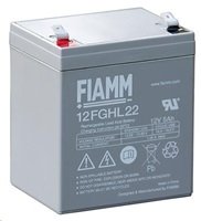 Baterie - Fiamm 12 FGHL 22 (12V/5Ah - Faston 250), životnost 10let