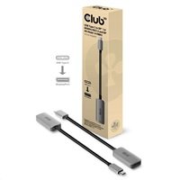 Club3D Adaptér aktivní USB-C na DisplayPort 1.4, 8K60Hz DSC1.2 HDR HBR3