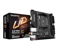 GIGABYTE MB Sc AM4 A520I AC, AMD A520, 2xDDR4, 1xDP, 2xHDMI, WI-FI, Mini-ITX