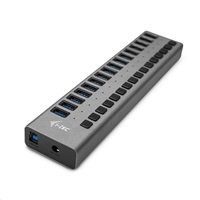 i-tec USB 3.0 nabíjecí HUB 16port + Power Adapter 90 W