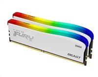 KINGSTON DIMM DDR4 16GB (Kit of 2) 3200MT/s CL16 FURY Beast Bílá RGB SE