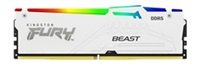 KINGSTON DIMM DDR5 16GB 6000MT/s CL40 FURY Beast Bílá RGB XMP