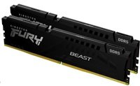 KINGSTON DIMM DDR5 16GB (Kit of 2) 5600MT/s CL40 FURY Beast Černá