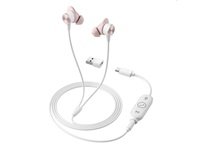 Logitech sluchátka Zone wired Earbuds, drátové, růžová