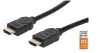 MANHATTAN Kabel HDMI Premium High Speed + Ethernet, 3m, černý