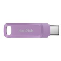 SanDisk Flash Disk 128GB Ultra Dual Drive Go, USB-C 3.2, Fialová